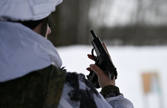 Russia Defence Female Cadets Training
