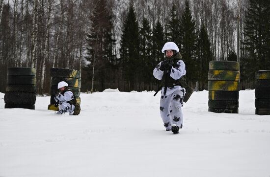 Russia Defence Female Cadets Training