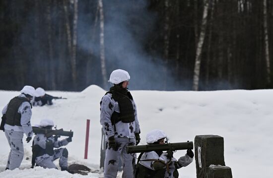 Russia Defence Female Cadets Training