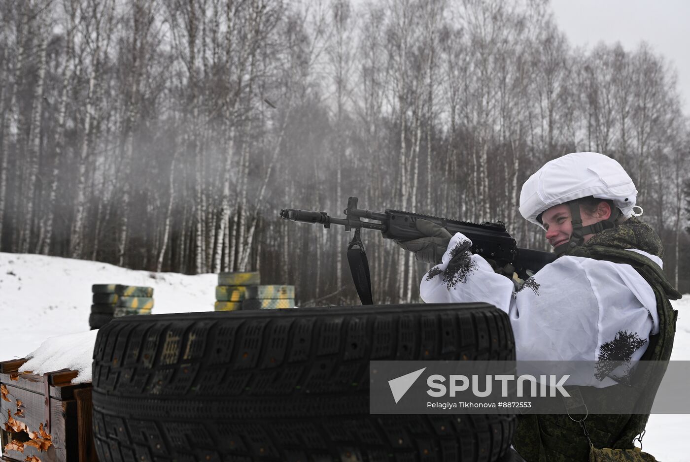 Russia Defence Female Cadets Training