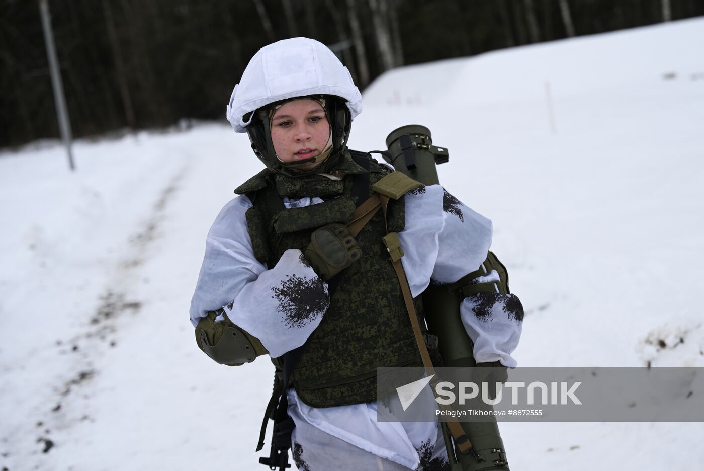 Russia Defence Female Cadets Training