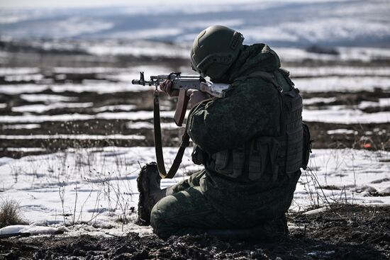 Russia Ukraine Military Operation Troops Training