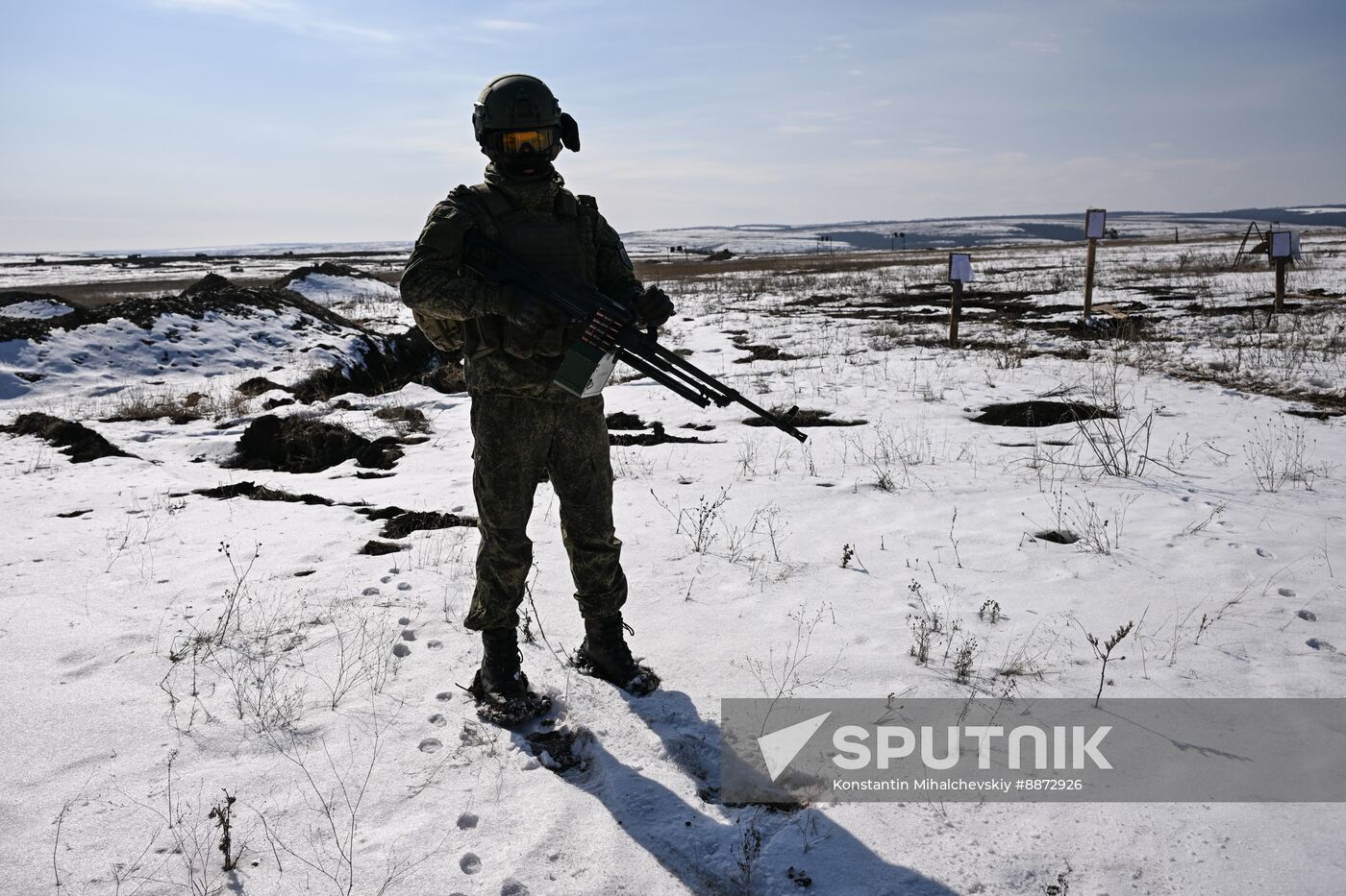 Russia Ukraine Military Operation Troops Training