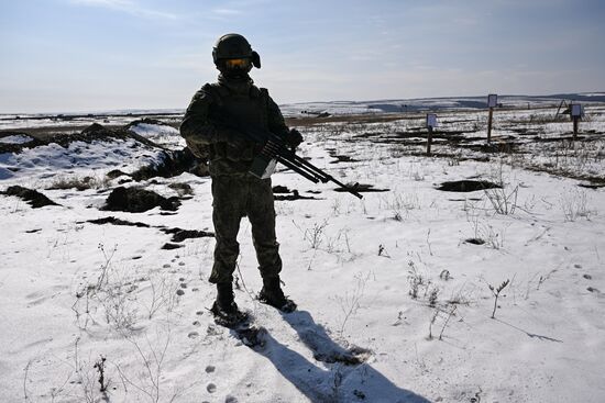 Russia Ukraine Military Operation Troops Training