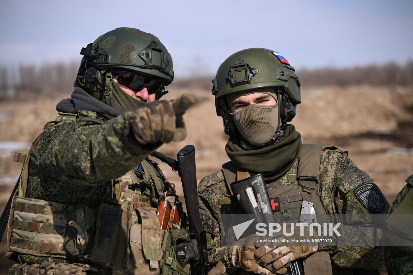 Russia Ukraine Military Operation Troops Training