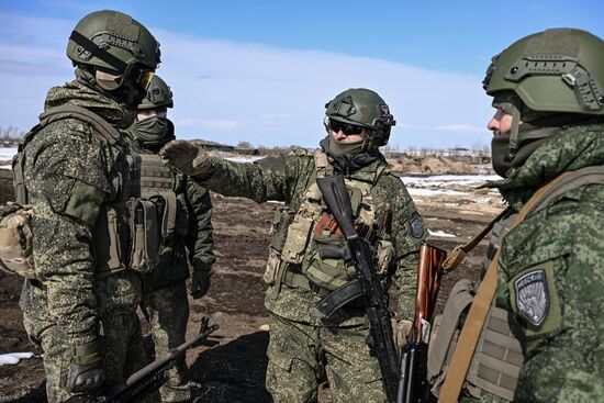 Russia Ukraine Military Operation Troops Training