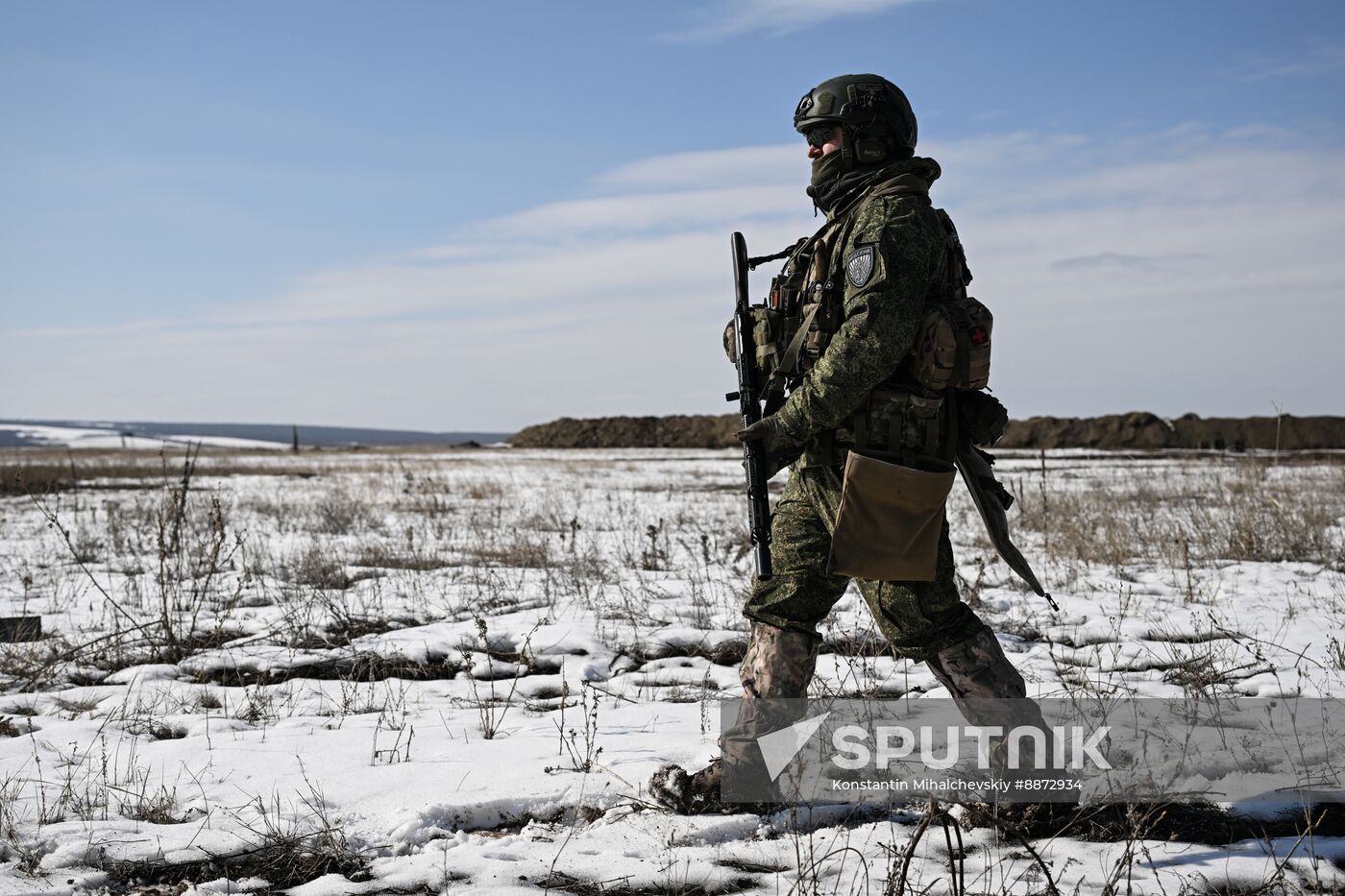 Russia Ukraine Military Operation Troops Training