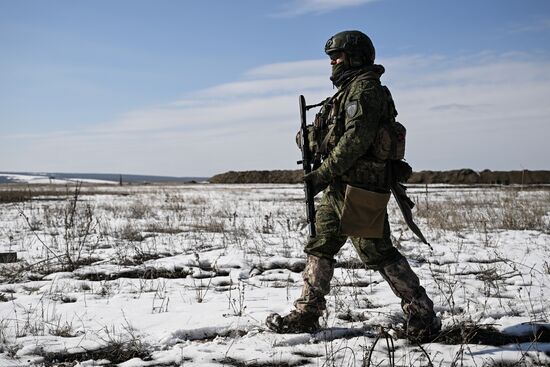 Russia Ukraine Military Operation Troops Training