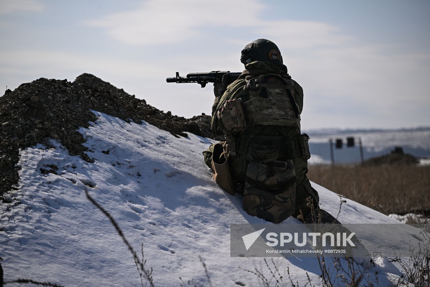 Russia Ukraine Military Operation Troops Training