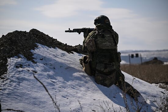 Russia Ukraine Military Operation Troops Training