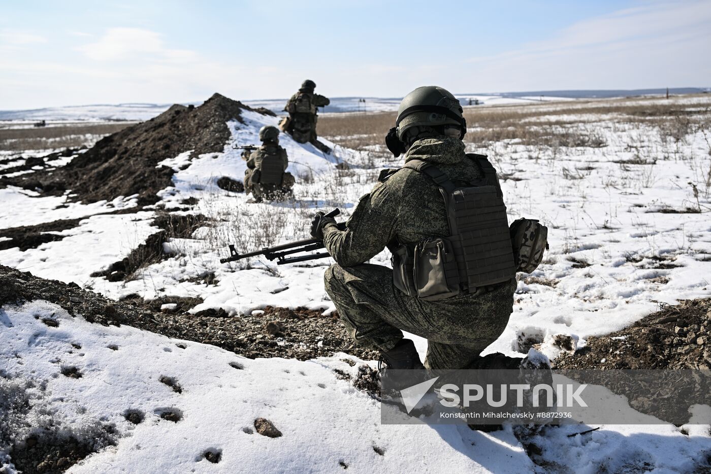 Russia Ukraine Military Operation Troops Training