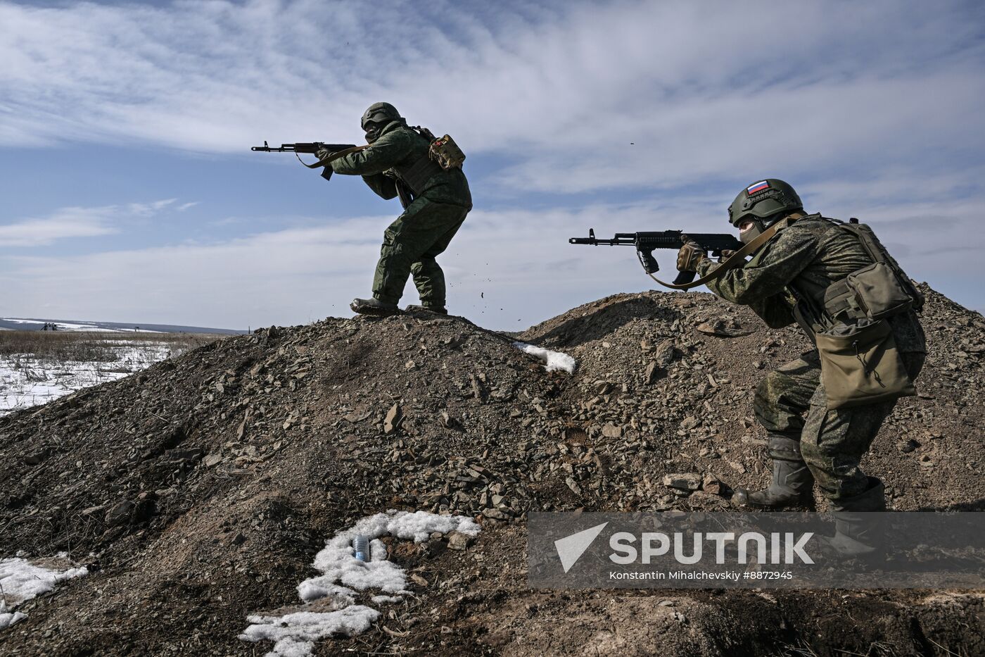 Russia Ukraine Military Operation Troops Training