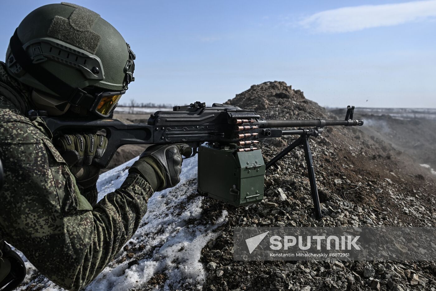 Russia Ukraine Military Operation Troops Training