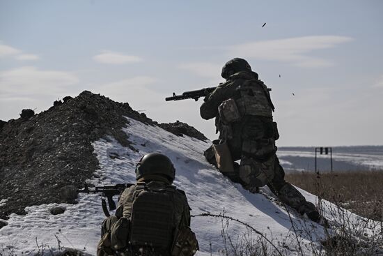 Russia Ukraine Military Operation Troops Training