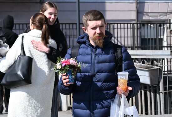 Russia Women's Day Preparations