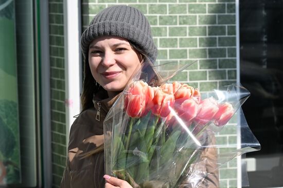 Russia Women's Day Preparations