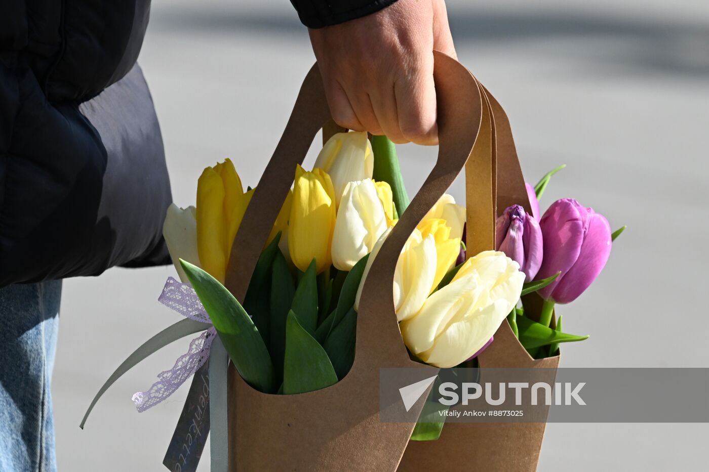 Russia Women's Day Preparations