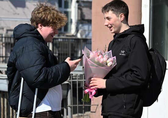 Russia Women's Day Preparations