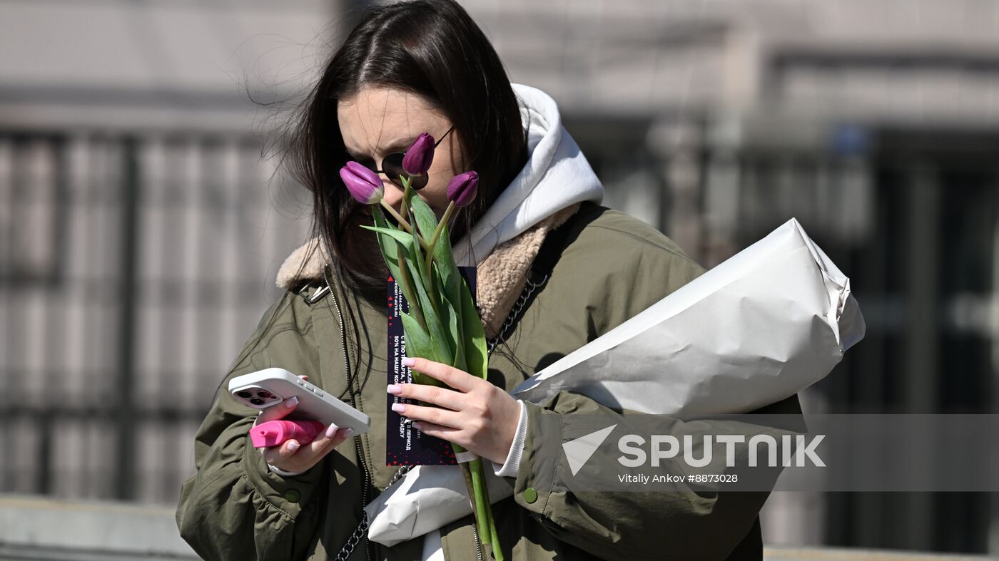 Russia Women's Day Preparations