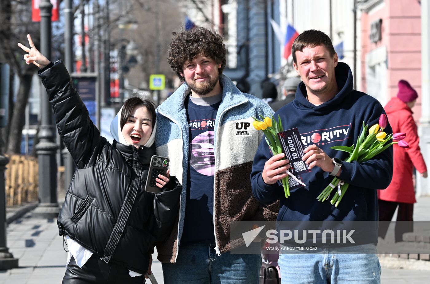 Russia Women's Day Preparations