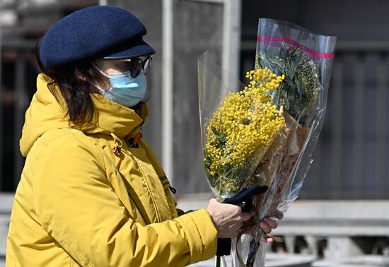 Russia Women's Day Preparations