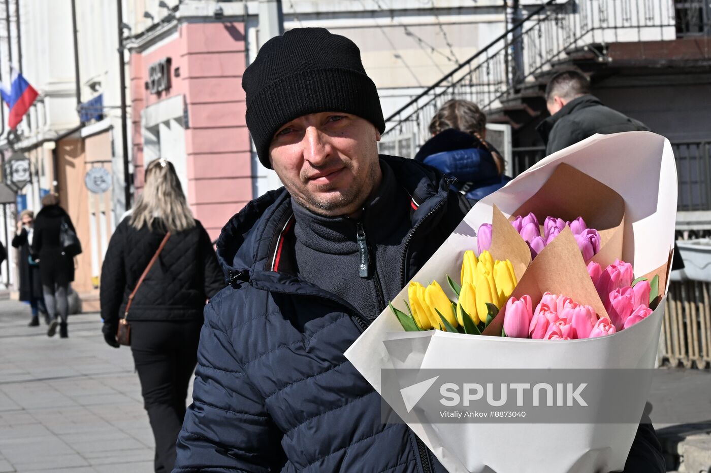 Russia Women's Day Preparations