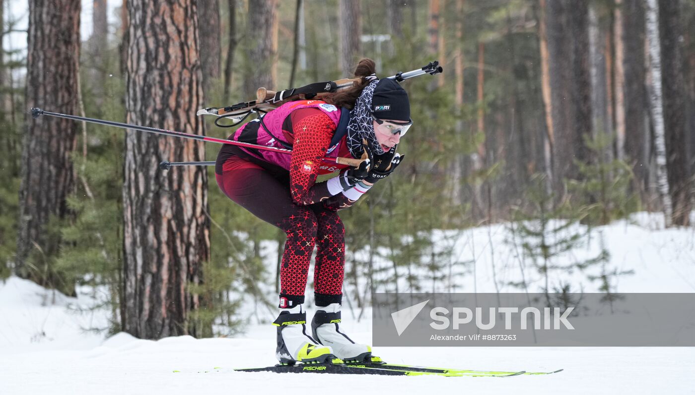 Russia Biathlon Cup Women Sprint