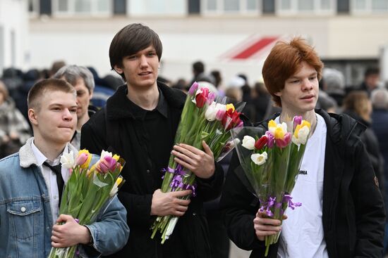 Russia Women's Day Preparations