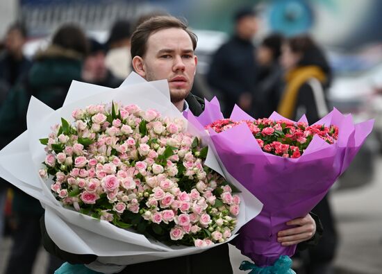 Russia Women's Day Preparations