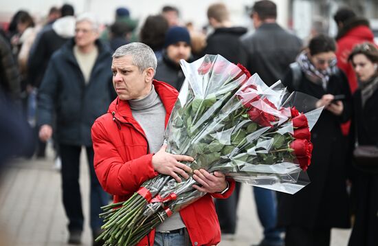 Russia Women's Day Preparations