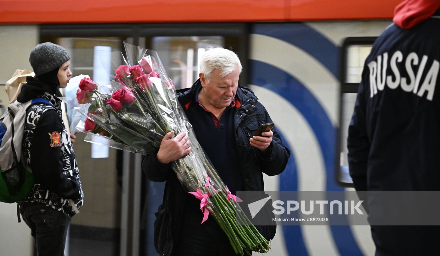 Russia Women's Day Preparations