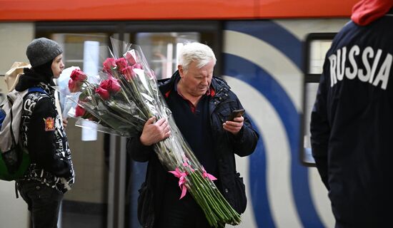 Russia Women's Day Preparations