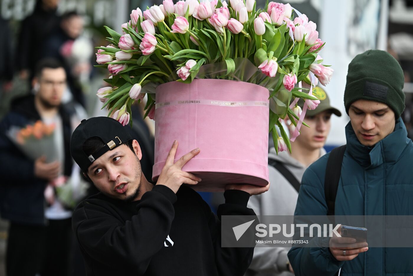 Russia Women's Day Preparations