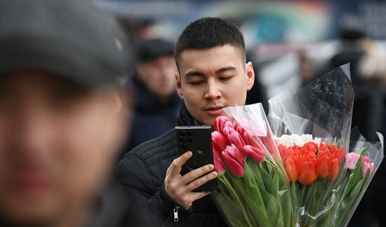 Russia Women's Day Preparations