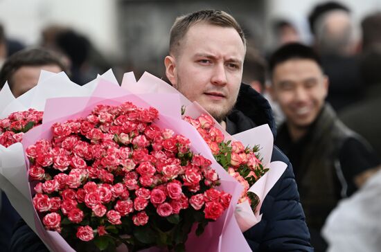 Russia Women's Day Preparations