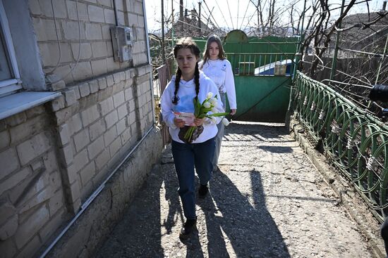 Russia Zaporozhye Region Women's Day