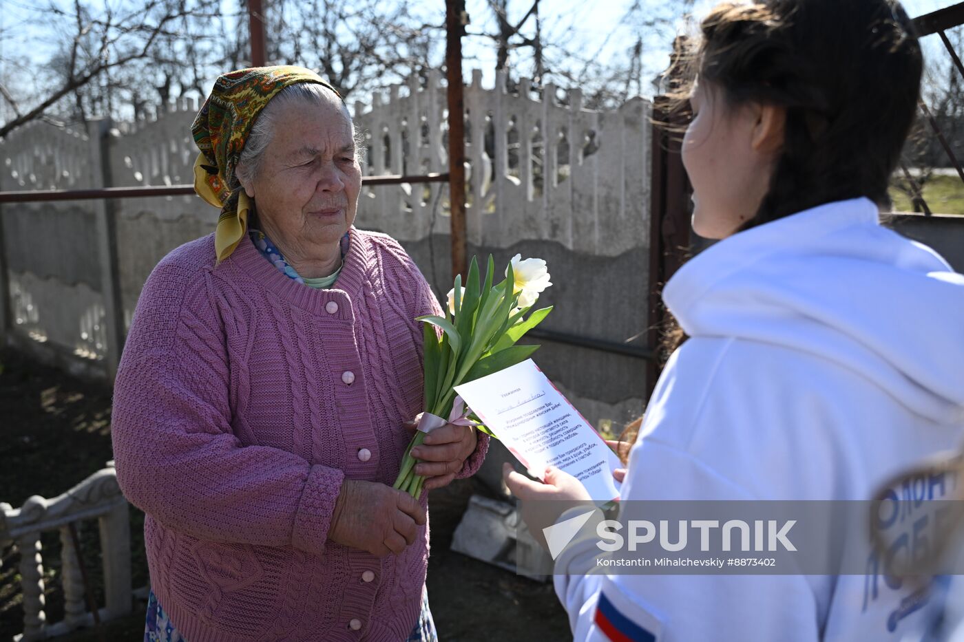 Russia Zaporozhye Region Women's Day