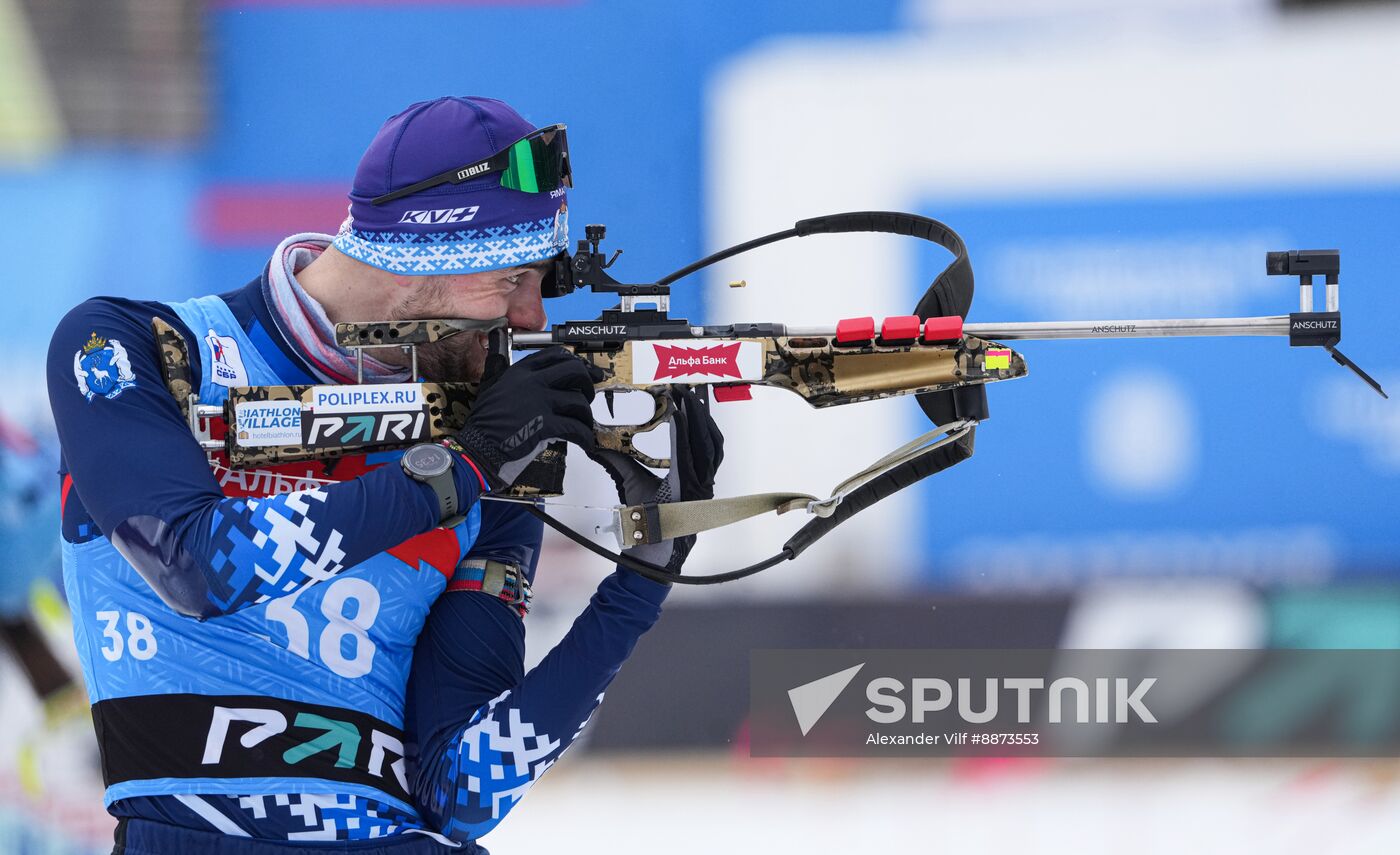 Russia Biathlon Cup Men Sprint