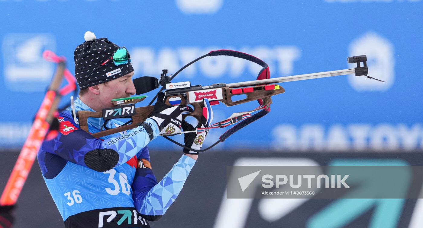 Russia Biathlon Cup Men Sprint