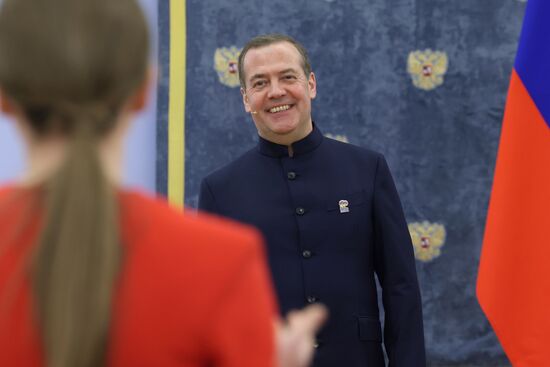 Russia Medvedev Women's Day