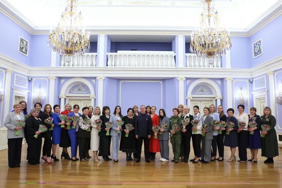 Russia Medvedev Women's Day