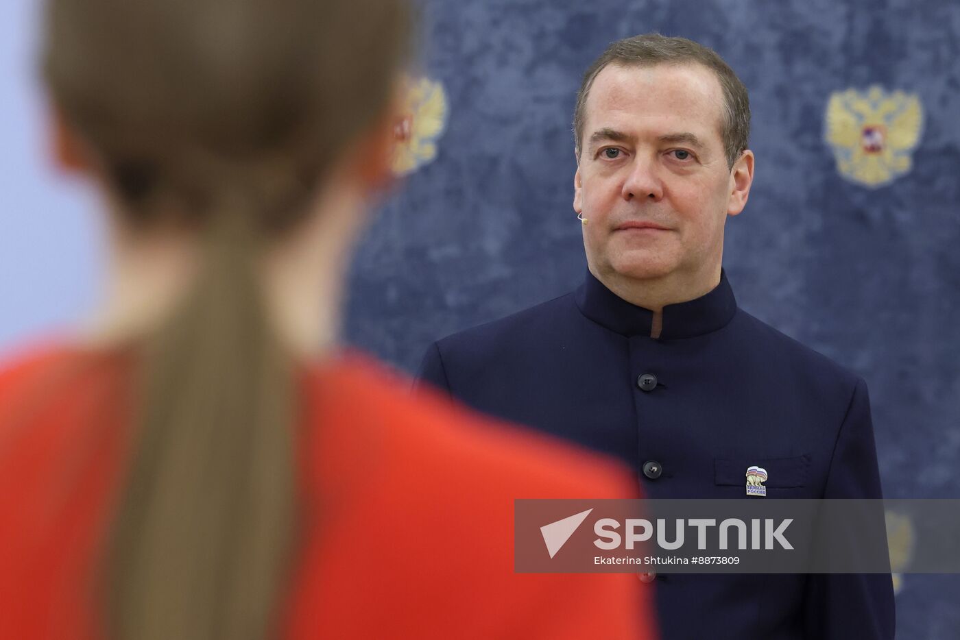 Russia Medvedev Women's Day