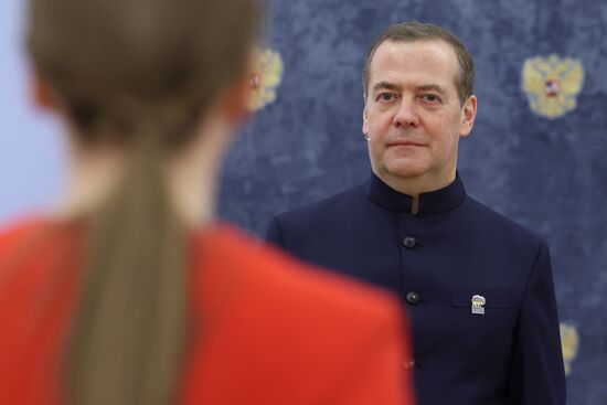 Russia Medvedev Women's Day