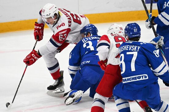 Russia Ice Hockey Kontinental League Dynamo - Lokomotiv