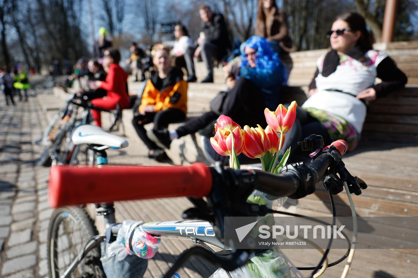 Russia Women's Day Bicycle Ride