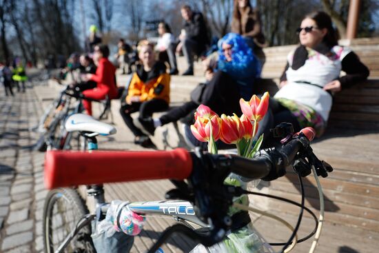 Russia Women's Day Bicycle Ride