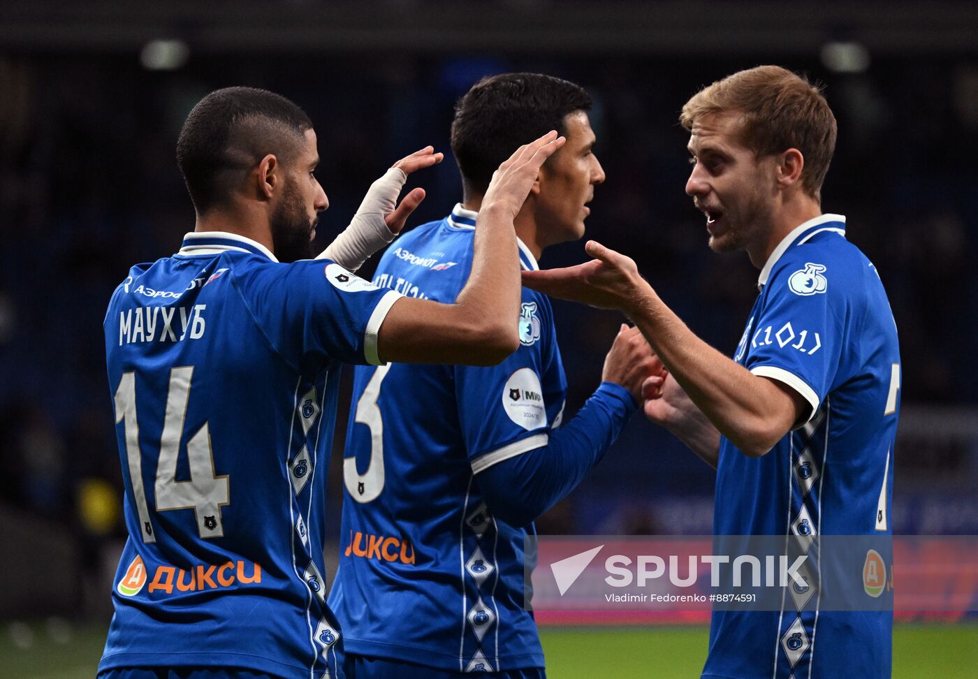 Russia Soccer Premier-League Dynamo - Dynamo Mkh