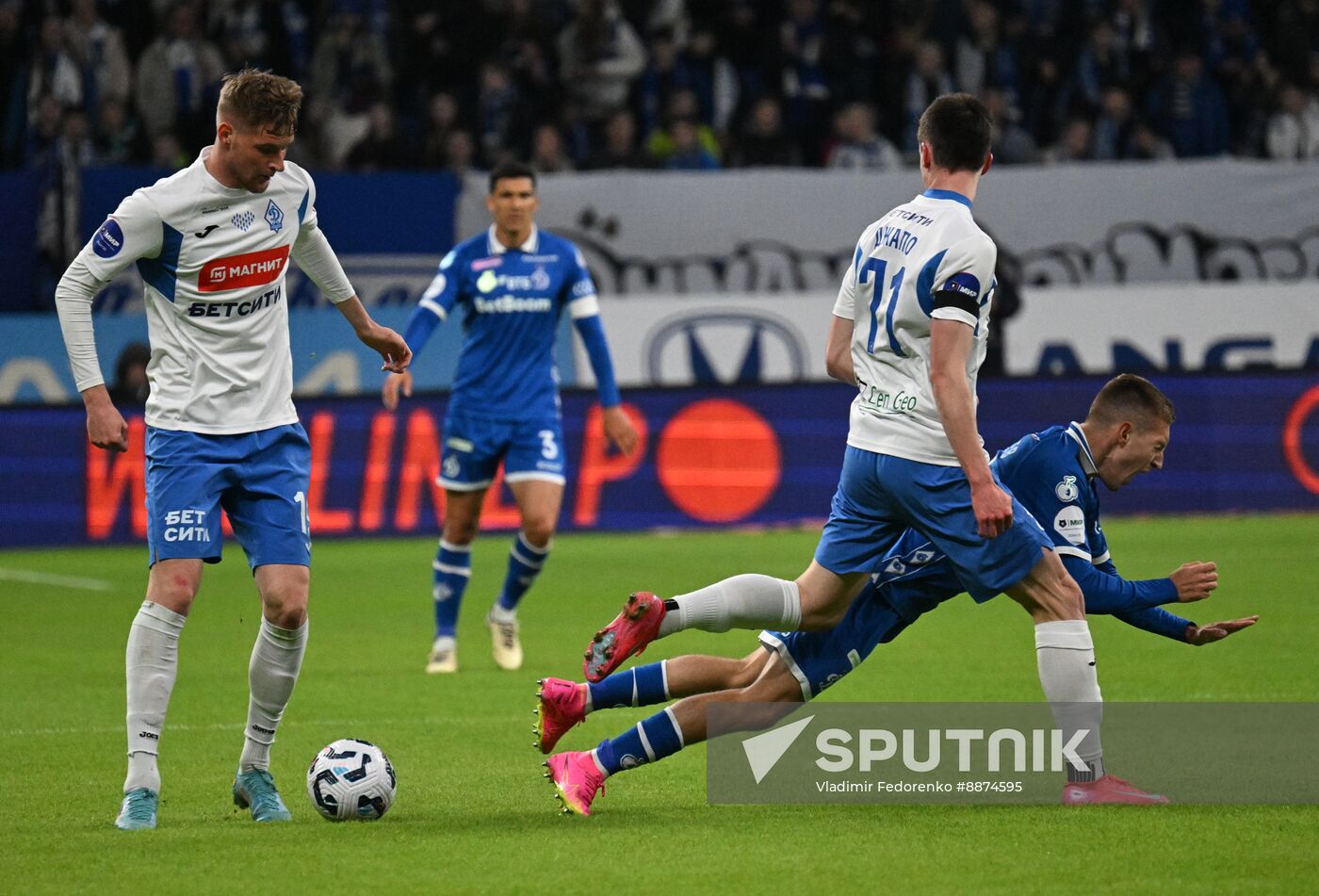 Russia Soccer Premier-League Dynamo - Dynamo Mkh