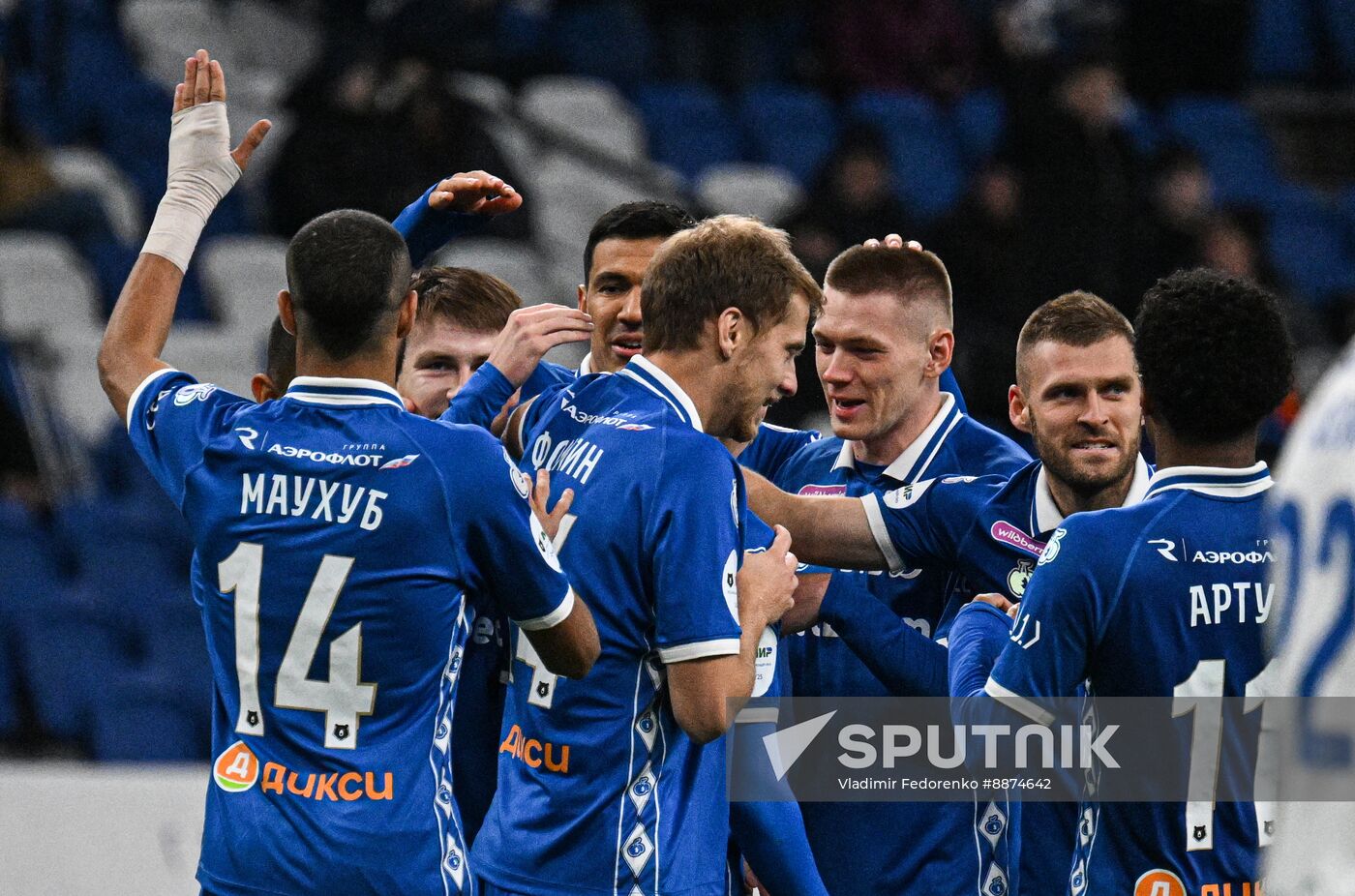 Russia Soccer Premier-League Dynamo - Dynamo Mkh