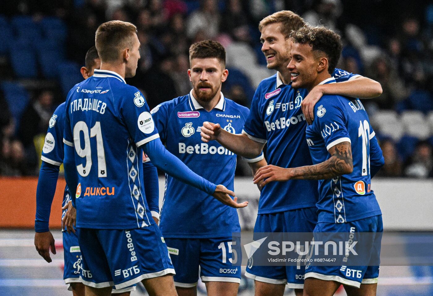 Russia Soccer Premier-League Dynamo - Dynamo Mkh